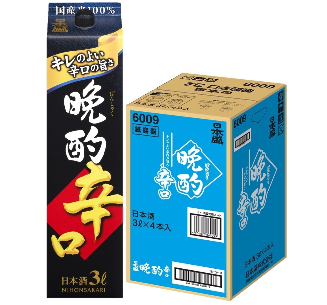 【送料無料】日本盛 晩酌 辛口 3000ml 3L1ケース/4本【北海道沖縄県東北四国九州地方は必ず送料がかかります】