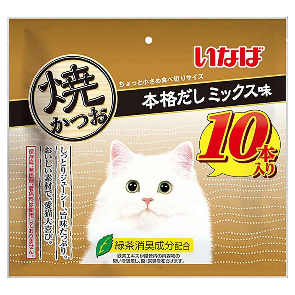 いなば　焼かつお　本格だしミックス味　１０本入りX１２　ＣＲＣ35―25―20―20―00