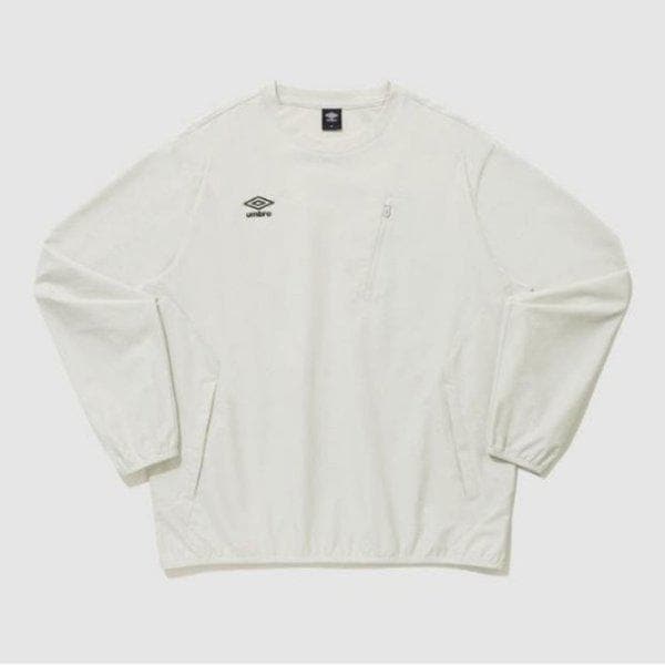 長袖Tシャツ JQS UQ121SWT12-WBE ブロテクト ジッパー ポケット ピステ WHITE BEIGE