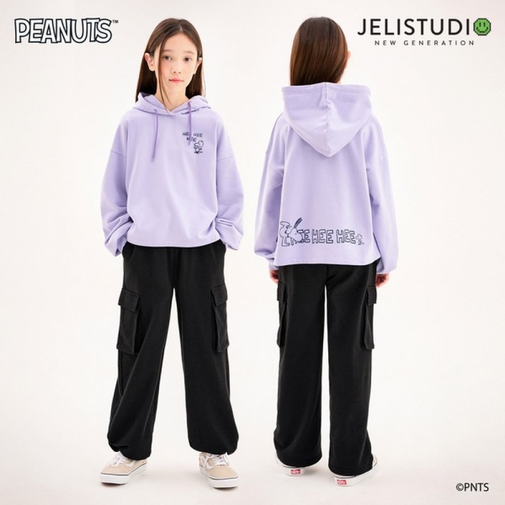 [Jelly Studio] ウッドストックパーカーワイドパンツ上下