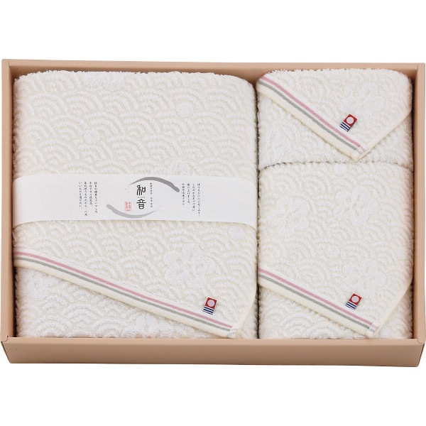 なごみね バス フェイス ウォッシュタオルセット NG-23500 ふんわり 吸水性 耐久性 ラッピング無料 のし無料 ギフト セット A31