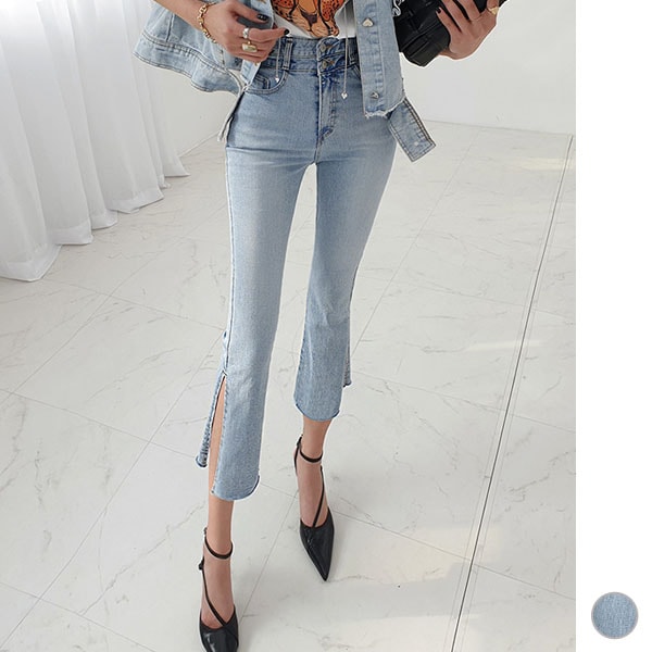 デニムパンツ レディース ボトムス ハイウエスト ブーツカット ベルボトム to24345