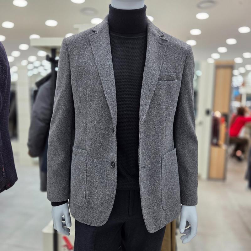 グレイトーンソリッドアウトポケットジャケットCDAABJK4101 98