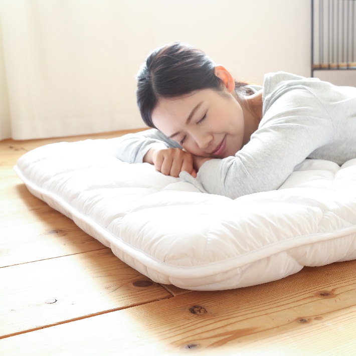 アウトレット 敷き布団 シングル 抗菌 防臭 防ダニ 厚さ8センチ【抗菌防臭防ダニ軽量敷きS】
