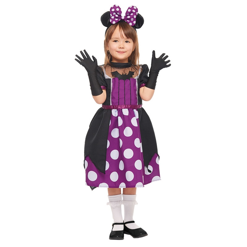 コスプレ 仮装 子ども用ヴァンパイアミニーTod 【 コスプレ 衣装 ハロウィン 仮装 コスチューム 子供 アニメ ディズニー グッズ キッズ 女の子 公式 パーティーグッズ 子供用 正規ライセンス品