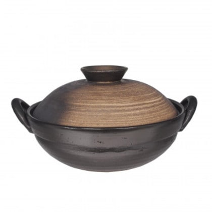 M8715 金彩8号手造り土鍋 萬古焼