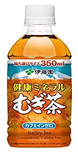 伊藤園 健康ミネラルむぎ茶 350ml 24本 デカフェノンカフェイン