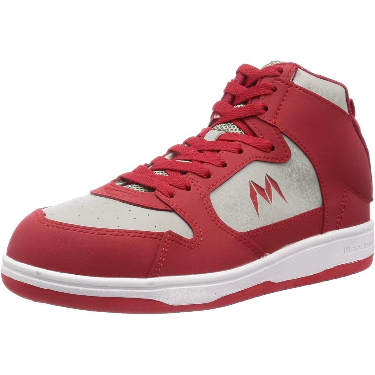 丸五 MARUGO マルゴ マンダムEZ 007 レッド 27.0cm 安全靴 スニーカー かかとを踏める 4E相当 JSAA A種