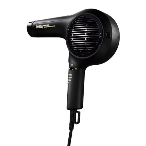 ノビー(Nobby) マイナスイオンヘアドライヤー NB3100 大風量 速乾 1500W 理美容専売 (ブラック)