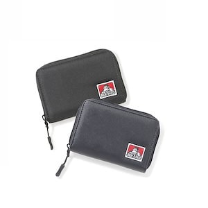 ラウンドファスナー 二つ折り財布 メンズ レディース 小さい財布 コンパクト ショートウォレット BDW-9313