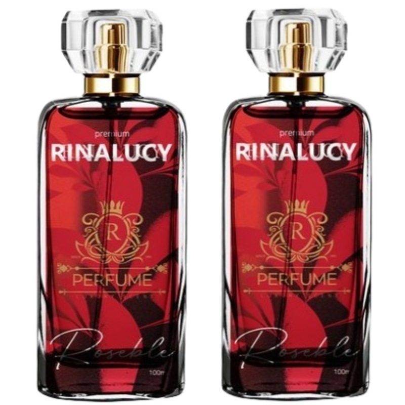 リナルシ パフューム 高濃縮 プレミアム ローズブル 女性 香水 100ml 2個