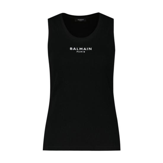 BALMAIN Women Tops HF1EB075BD10 EAB black