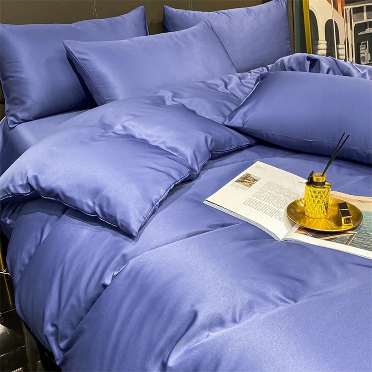 早い者勝ち 3点セット 感 シーツ 掛け布団カバー シルク ベッド装着 4点セット ベッドン