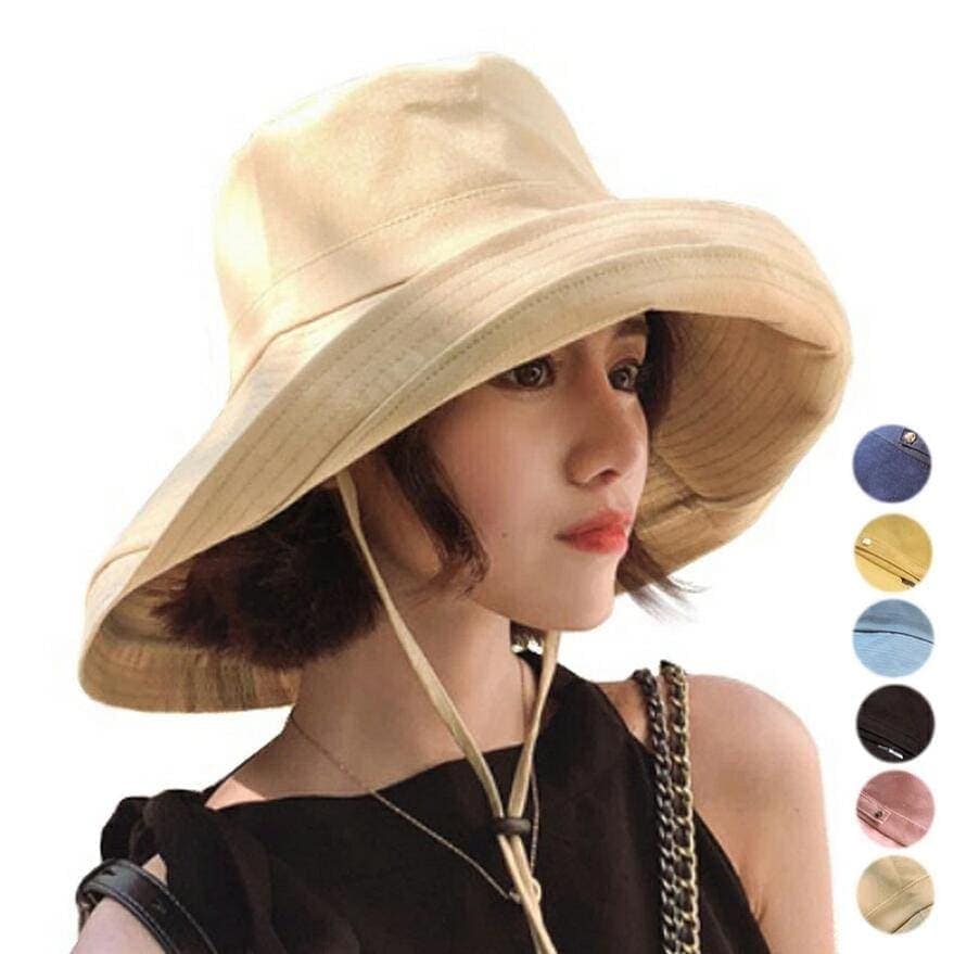 10点セット2個購入300FF UVカット 帽子 レディース サンバイザー つば広 UV 折りたたみ 100％ カット 自転車 小顔効果 遮光 あごひも コンパクト グッズ