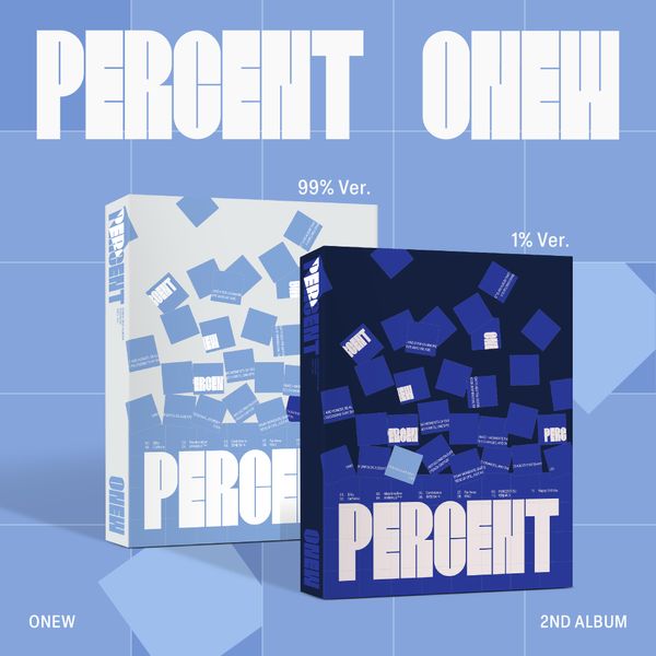 [2種セット] (PhotoBook Ver.) SHINee ONEW 2ND ALBUM [PERCENT] 公式アルバム シャイニー オンユ 韓国チャート反映