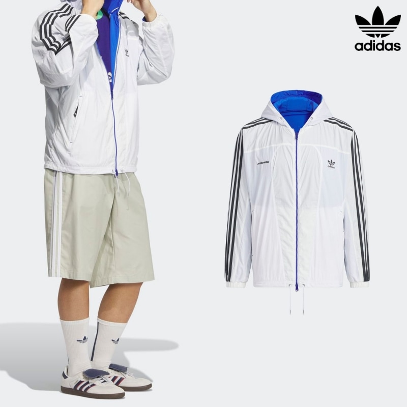 [ADIDAS] アディダス x YESEYESEE リバーシブル·ジャケット / WHITE
