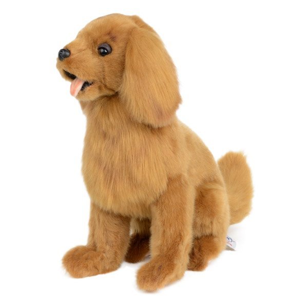 6184 ゴールデンレトリバー 犬 動物ぬいぐるみ Brown/28cm.H