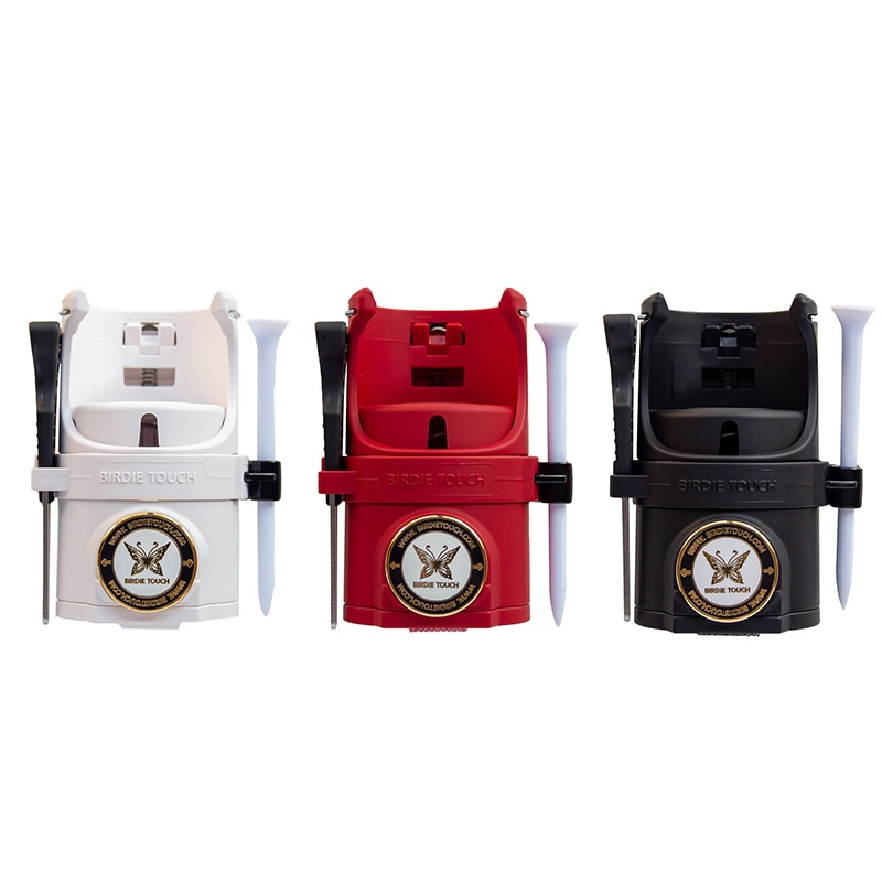 ゴルフラウンドホルダー ゴルフボールケース ゴルフボールホルダー ポーチ ティー フォーク セット コンペ 景品 ギフト 父の日 プレゼント