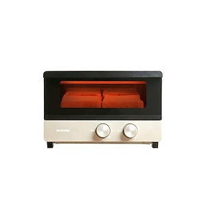 【即納】アイリスオーヤマ トースター オーブントースター 4枚焼き 温度調整無段階機能付き シャンパンゴールド POT-412FM-N
