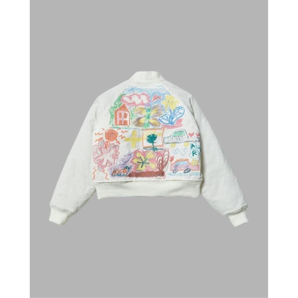 THE MUSEUM VISITOR CRAYON ART BOMBER JACKET 08710
