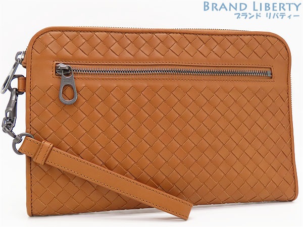 未使用ボッテガヴェネタイントレチャートVNアーバンドックドキュメントケースクラッチバッグセカンドバッグ493190