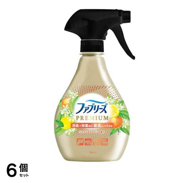 W除菌+消臭プレミアム シトラス&ガーデンの香り 本体 370mL 6個セット