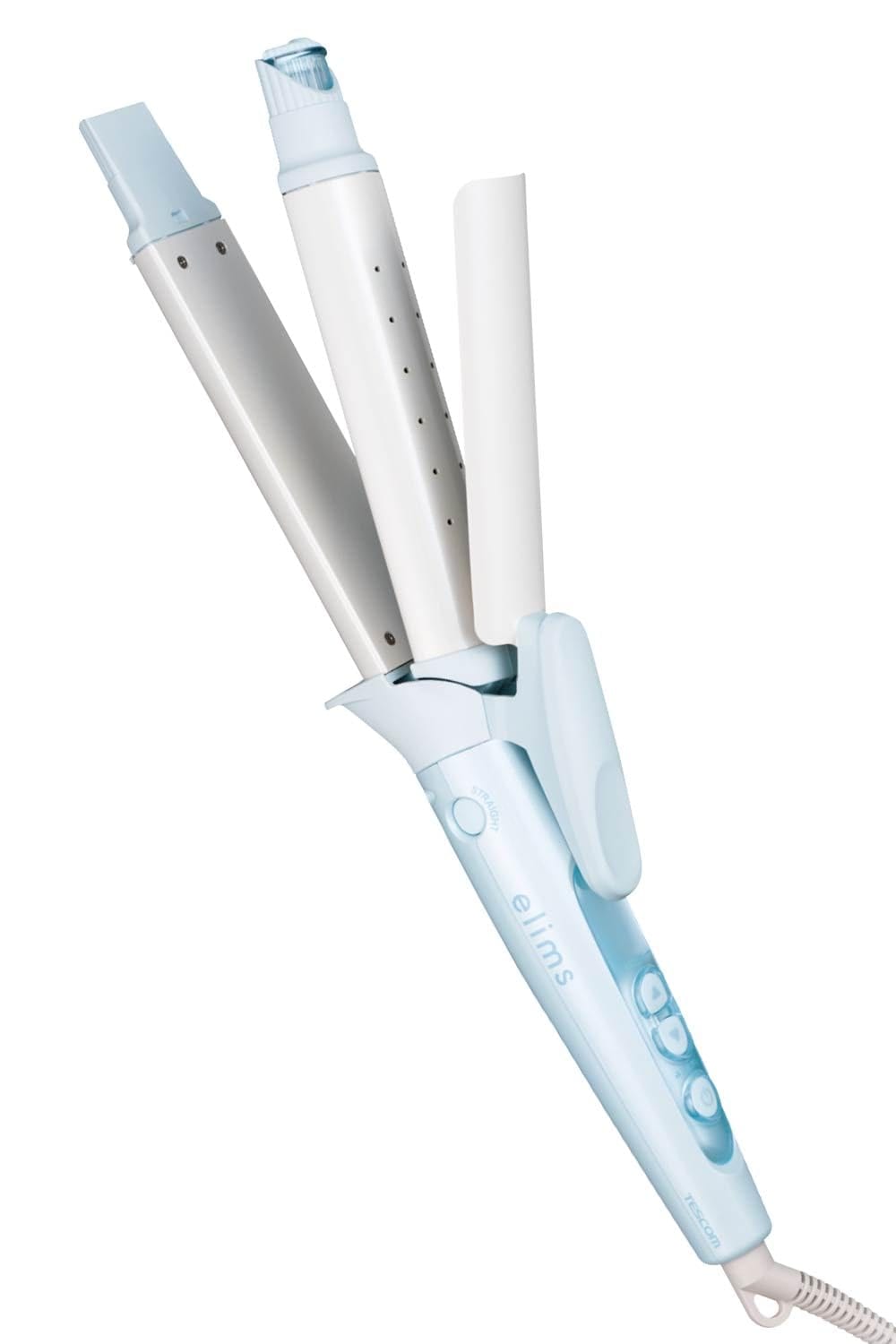 テスコム ヘアアイロン コテ 32mm ストレート/カール 2way マイナスイオン 【 モイストキープモード搭載 】 海外対応 温度調整/ロック/メモリー 自動OFF 開閉ロック ラク抜きプラグ パ