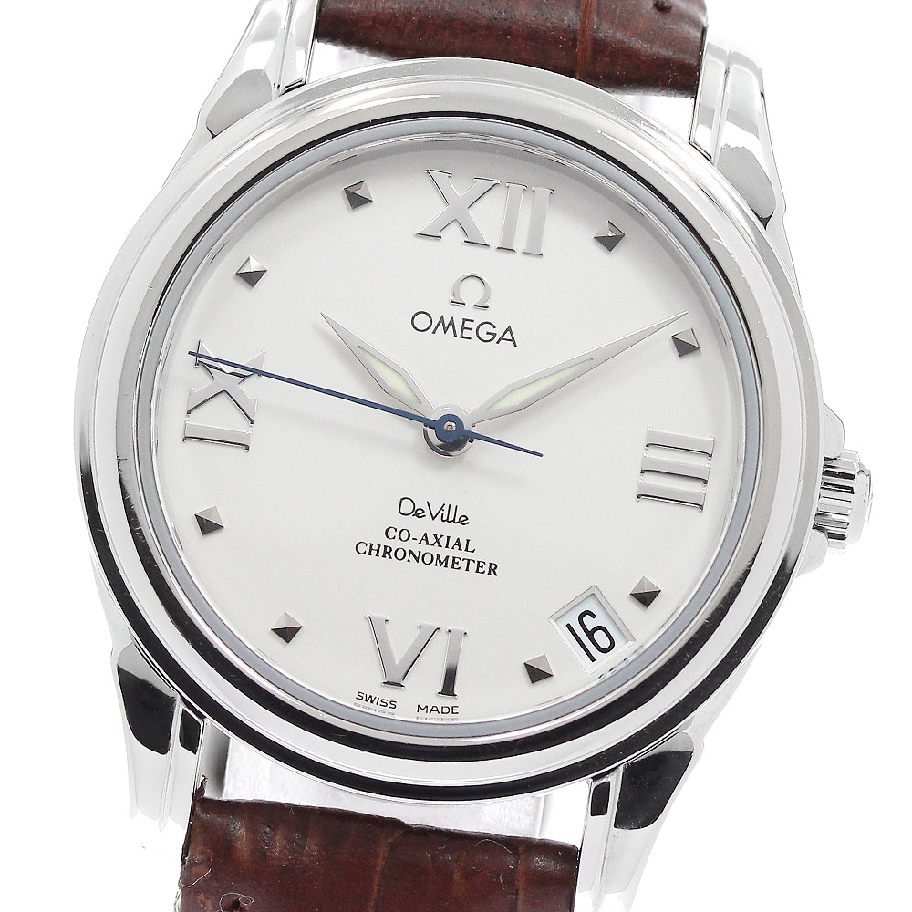 オメガ OMEGA 4881.31.32 デビル コーアクシャル デイト 自動巻き ボーイズ _955335【中古】