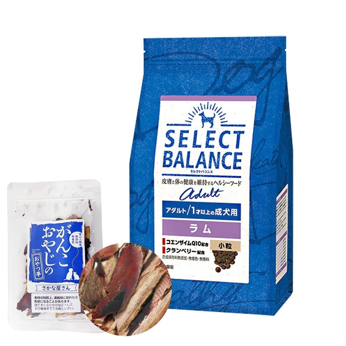 ドッグフード アダルトラム 小粒 3kg【お試し国産お魚厚削り15g付き】