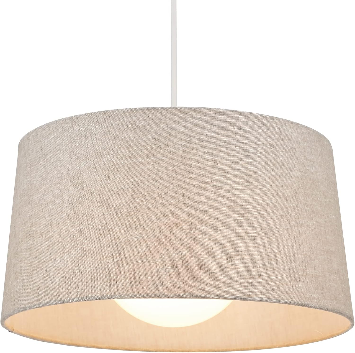 麻シェードペンダントライト ライトベージュ φ39.8×高さ68~128cm MJ‐LPLB1/