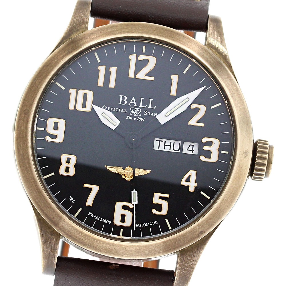 ボール BALL WATCH NM2186C エンジニア マーベライト ブロンズスター デイデイト 自動巻き メンズ _840802【中古】