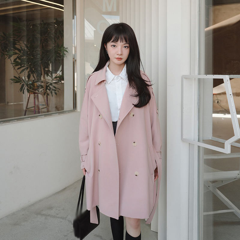 トレンチコート レディース ロング トレンチコート ロング丈 コート アウター 大きいサイズ 春 秋 アウター ビジネス ロング ミディアム ジャケット 美シルエット 通勤 オフィス 大人ビジネス ベ