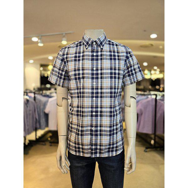 [] 夏の麻ミディアムチェックシャツMIU-NSYM-3261 (P003203702)