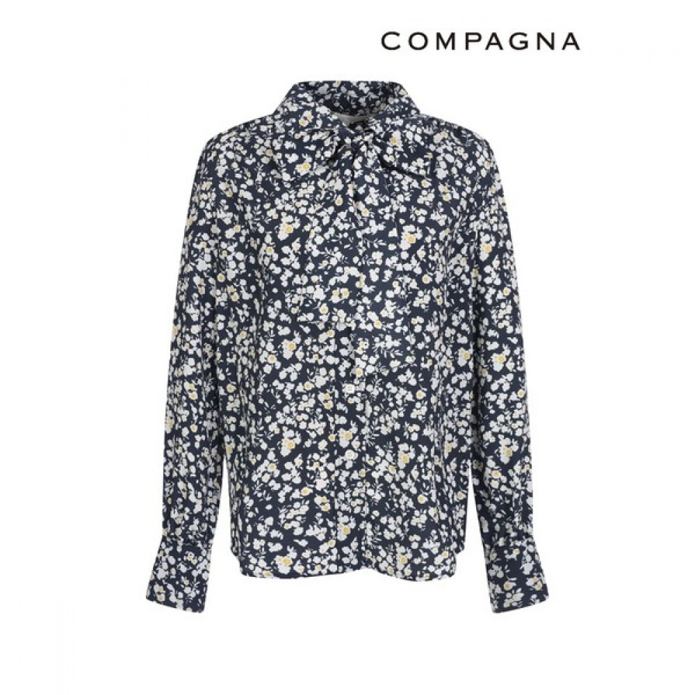 [カンパニア] フローラルタイブラウス_CACS2-WRB110