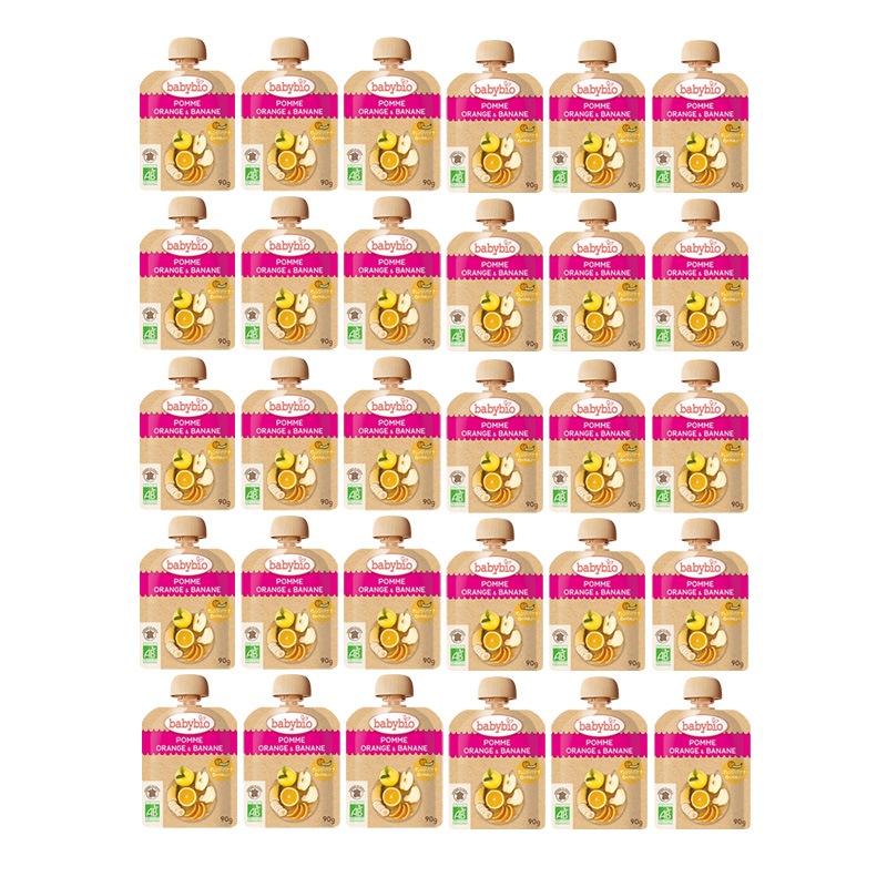 ベビースムージー アップル ・ オレンジ ・ バナナ 90g 30食セット オーガニック 無添加 赤ちゃん 6ヶ月頃から 離乳食 おやつ フルーツ 野菜 6,780円
