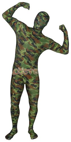 全身タイツ 在庫 グリーン カモフラージュ 大人用 ステージ衣装 コスチューム コスプレ衣装 高品質 新品 Cosplay アニメ