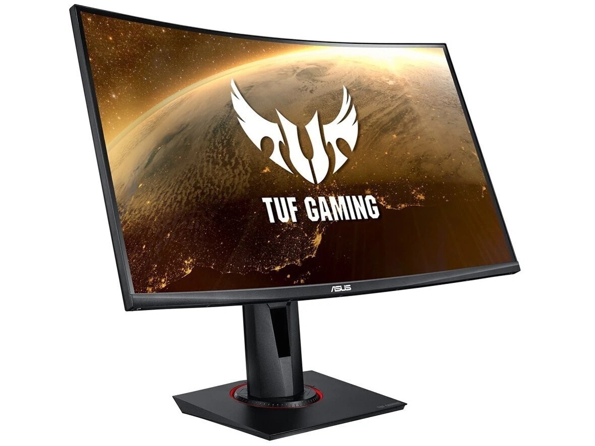 TUF Gaming VG27VQ [27インチ ブラック] ゲーミングモニター 曲面型