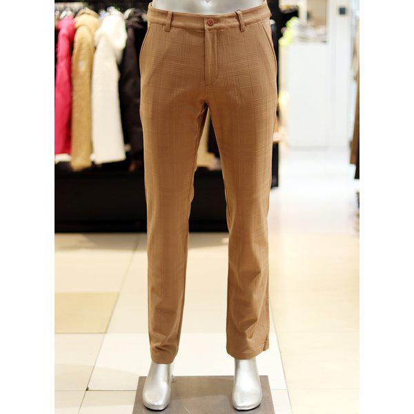 [ゴルフ] ゴルフ FW 男性 TR 混紡 四角チェックパンツ 6K-51604-932 [P003746678]