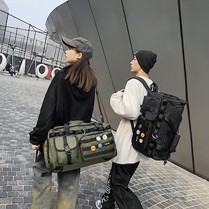 カップル 旅行 ボストンバッグ 2way 肩掛け ショルダーバッグ バックパック 男女兼用 大容量 多機能 遠足 登山 スポーツバッグ エクササイズ