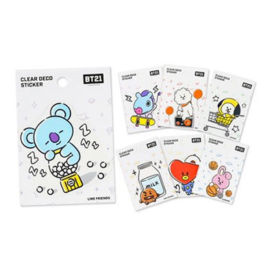 Qoo10] BTS公式 グッズ BT21 シール ク