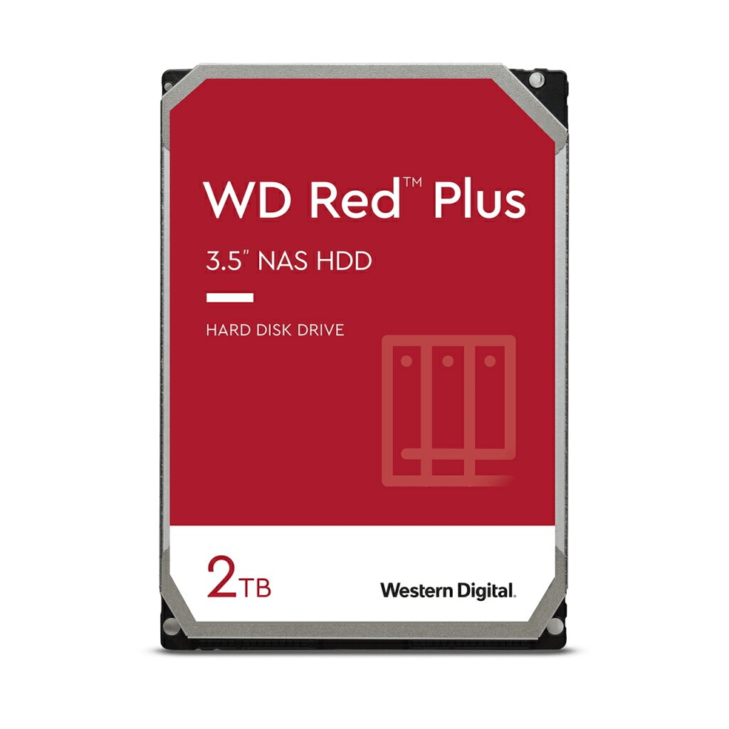 ウエスタンデジタル [WD20EFZX] WD Red Plus 3.5インチ内蔵HDD 2TB S