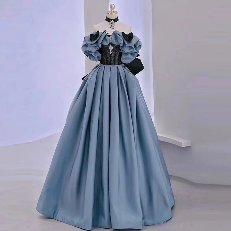 【2枚購入で 3oo円OFF！】プリンセスドレス2025バンケットドレス女性ソロアート試験パフォーマンスドレス大人ギフトドレス