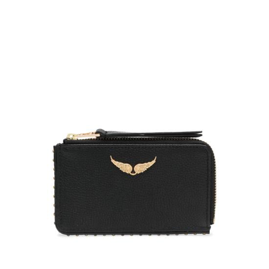 ZADIG & VOLTAIRE Women Wallet LWSG00011 BLKGO BLACK