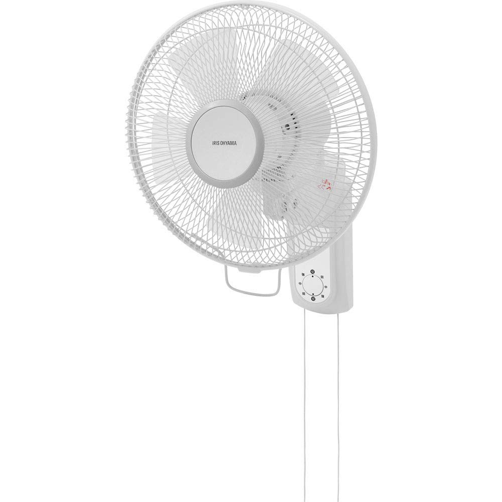 全国送料無料 アイリスオーヤマ 扇風機 壁掛け 首振り 風量3段階 メカ式 ホワイト WFM-306