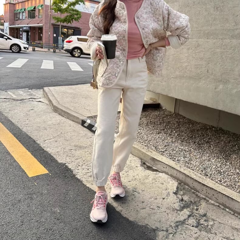 ボトムス パンツ Gパン ジョガーパンツ 膝下 アンクル丈 ストレート 綿 かわいい 大人可愛い シンプル カジュアル 大人 おしゃれ お洒落 かっこいい レトロ アジアン エスニック エキゾチック