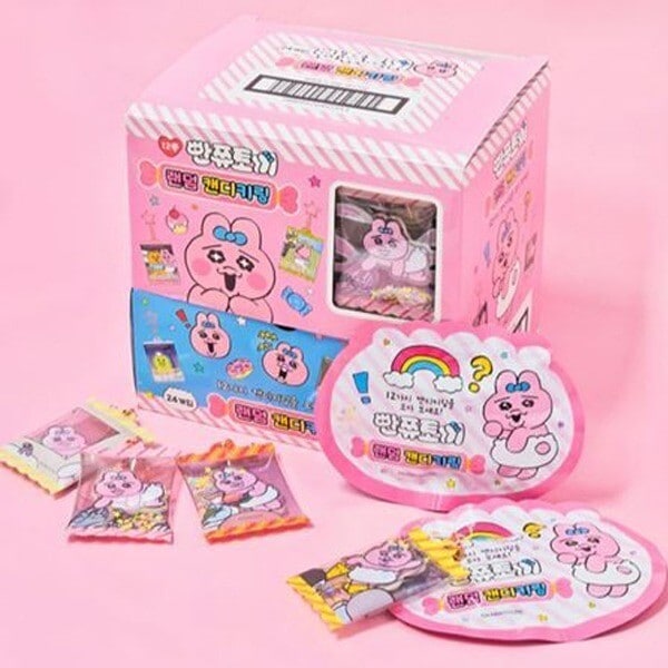 キャラクター パンツウサギ ランダム キャンディー キーリング 1箱(24個) カバンフック 8,269円