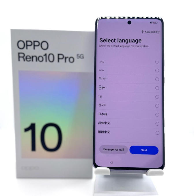 「Aランク」SIMフリー OPP O Reno10 Pro 5G [グロッシーパープル] A302OP 8GB/256GB　SoftBank版