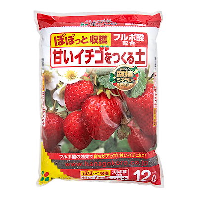 他サイト： 培養土　甘いイチゴをつくる土　１２Ｌ　お一人様４点限り　ＣＲＣ90―10―05―30―00の商品画像