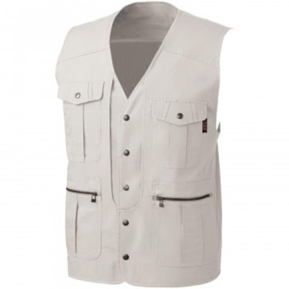 桑和 536 ベスト Mサイズ アイボリー(5)