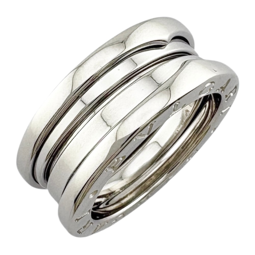 ブルガリ B-zero1. 3バンド リング 指輪 10.5号 18金 K18ホワイトゴールド BVLGARI 中古 美品